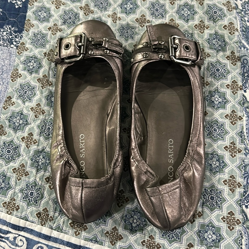 Franco Sarto leather flats.